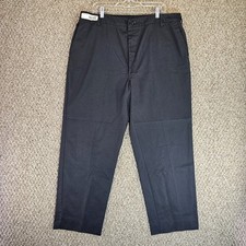 Red Kap Work Pants Mens 40x30 Straight Pockets Black