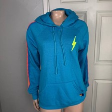 Aviator Nation Women's Hoodie Medium Electric Pullover Sweatshirt Hooded B3-20