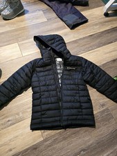 Columbia Unisex Youth Winter Puffer Jacket Size S 8 Omni Heat Black