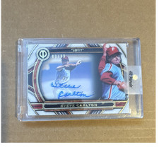 Topps 2023 Tribute Steve Carlton Phillies Tribute to Nicknames Auto TTN-SC /99