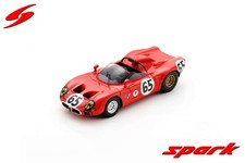 Spark US314 1/43 Alfa Romeo 33 No.65 12H Sebring 1967 A. de Adamich – T. Zeccoli