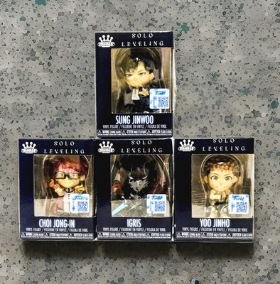 Five Below Exclusive -  Complete Rare Set of 4  Solo Leveling Mini Vinyl Figures