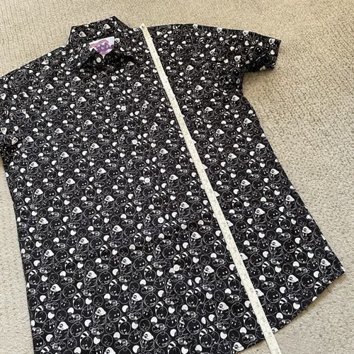 Casually Cosplay Super Mario Boo Button Front Shirt Short Sleeve Small Nintendo - Foto 9 di 9
