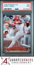1996 STADIUM CLUB #271 BARRY LARKIN REDS HOF POP 1 PSA 9