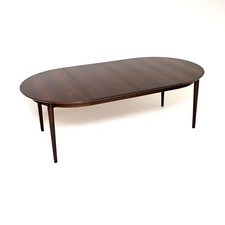 Danish Vintage Rosewood Dining Table by Arne Vodder