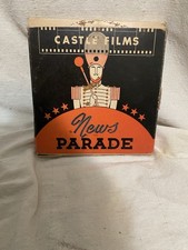 Burning Of The SS Normandy Vintage 16 mm Film Reel, WW II, No Matching Box
