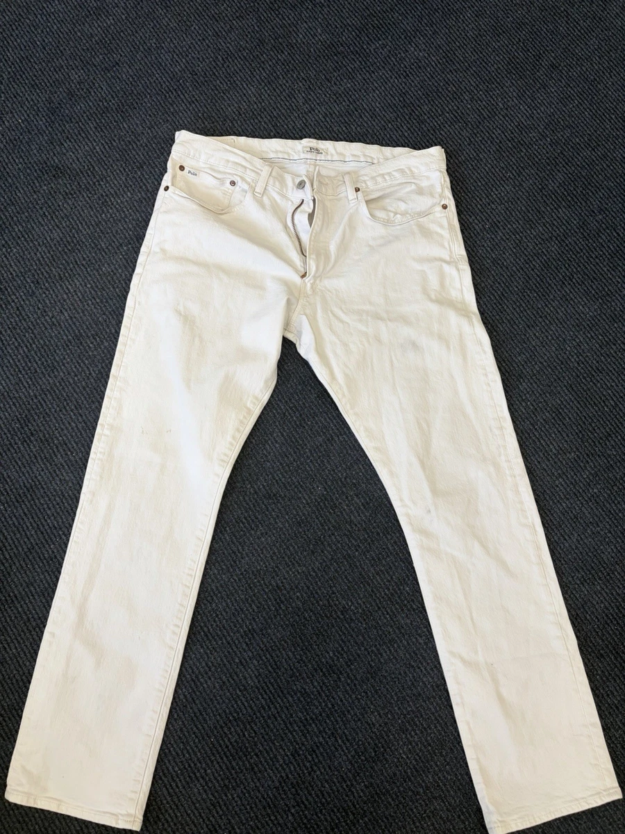 Polo Ralph Lauren Cotton White Jeans for Men for sale | eBay