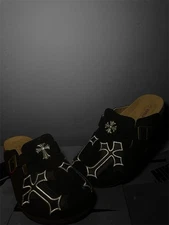 Chrome Hearts Clogs (customized) / Black Silver