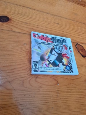 Cubic Ninja Nintendo 3DS Complete CIB w/ Manual & Inserts Tested Works FAST SHIP