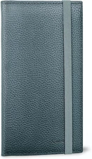 Checkbook Cover for Personal Checks - RFID Vegan Leather, Duplicate Check Holder
