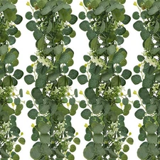 Simulation Eucalyptus Garland for Weddings and Interior Decoration 175cm