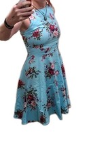 Baby Blue A-line pin-up Dress sz med/lg