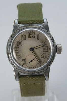 WWII Waltham 6/0 '42 ORD. DEPT U.S.A. OC Military Watch Keystone