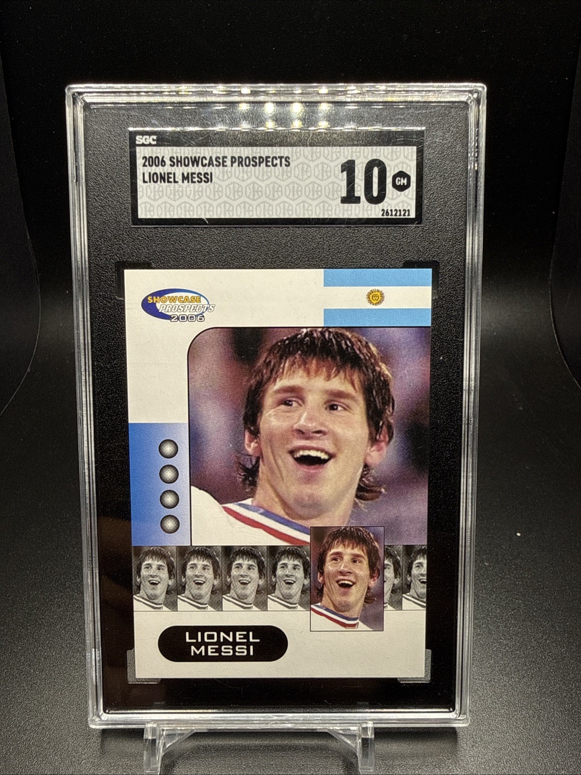 2006 Showcase Prospects LIONEL MESSI SGC 10 GEM MINT Rookie RC