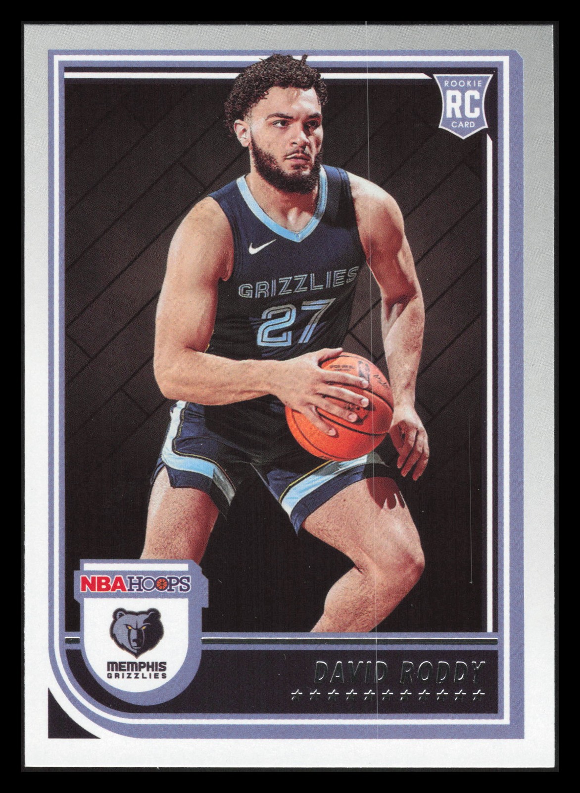 2022-23 Hoops #253 David Roddy Memphis Grizzlies Rookie