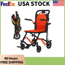 220LbS,Ultra Lightweight Transport Wheelchair,Capacity w/4 Wheel,Swing Footrests