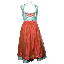 Alpin de Luxe, Dirndl, Größe: L, Blau/Rot/Pink/Mehrfarbig #TCX