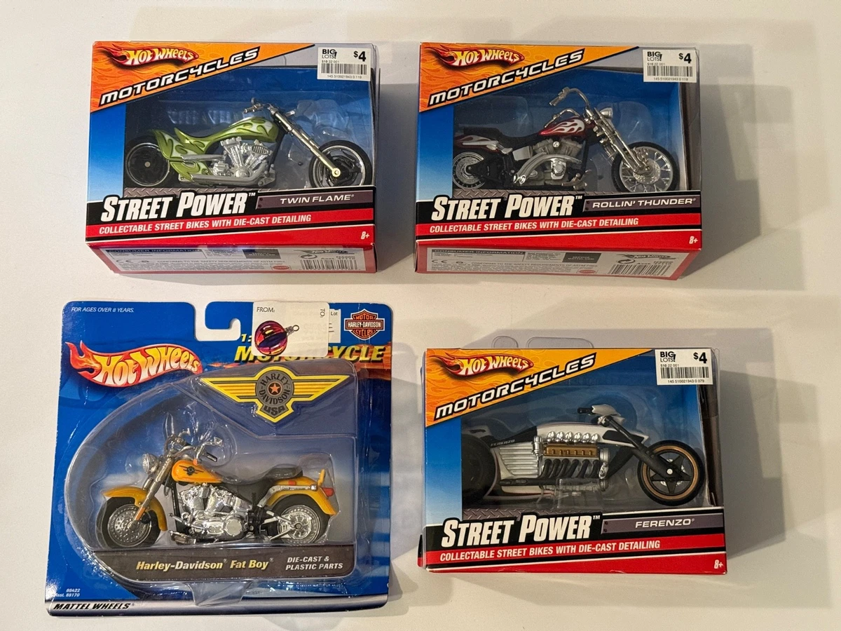 Hot Wheels Harley-Davidson 1:18 Scale Diecast & Toy Vehicles for
