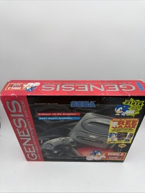 Sega Genesis Model 2 Console Sonic The Hedgehog 2 System New In Box - Never Used