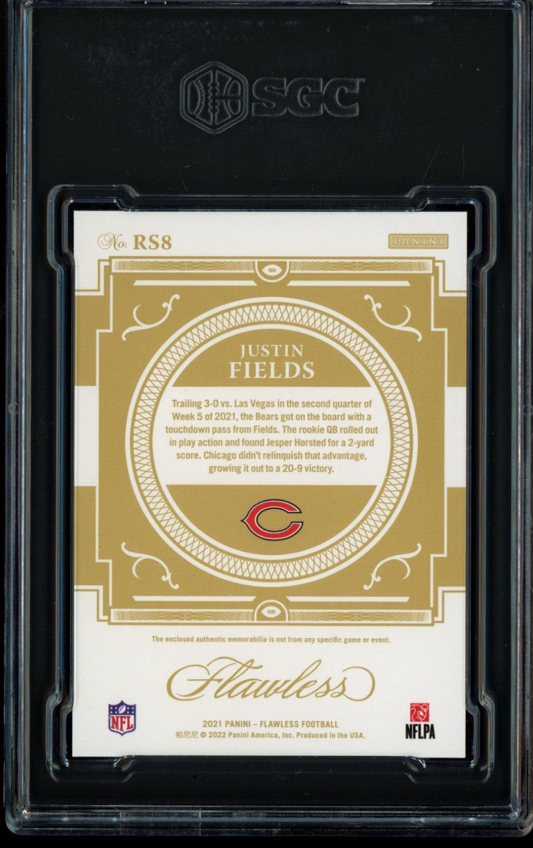 2021 Panini Flawless - Rookie Showcase Justin Fields #RS8 Sapphire