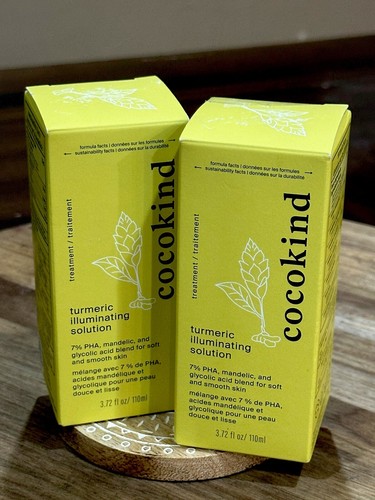 New!!! COCOKIND Turmeric Illuminating Solution 3.72 fl oz- Skin Care - 第 1/7 張圖片