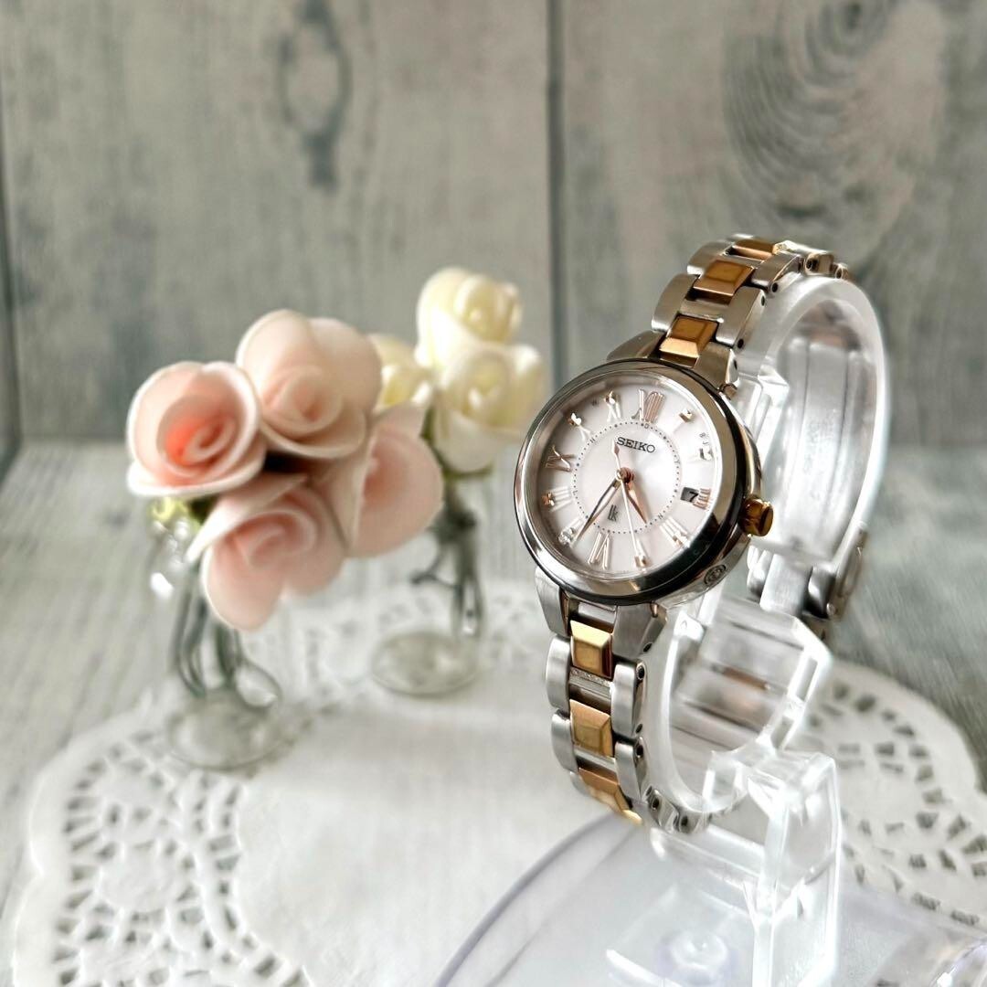 美品✨SEIKO LUKIA 1B22-0CR0 電波ソーラー 限定モデル SEIKO Lukia 1B22-0CR0 Radio Solar Combination Rare Used Japan