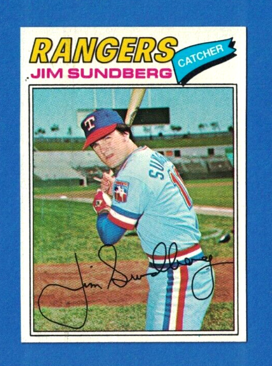 1977 Topps #351 Jim Sundberg NM-MT *CENTERED* Texas Rangers