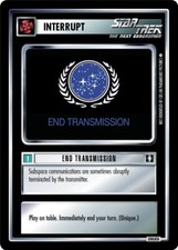 Star Trek CCG 1E - Q-Continuum - End Transmission