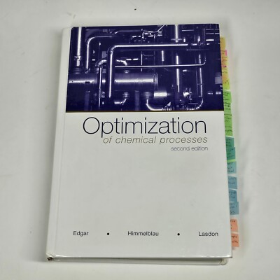 Optimization of Chemical Processes 2nd Ed. Thomas Edgar 2001