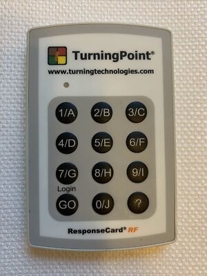 Turning Point Teacher Classroom ResponseCard RF Clicker - (RCRF-01)