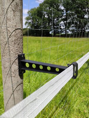 Isolatoren Weidezaun lang Breitband Band Hühnerzaun Hundezaun Wildzaun 20 Stück