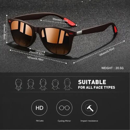 🔥 Polarized Sunglasses Men & Women | HD UV400 Protection | Stylish & Durable Sh - Picture 6 of 20