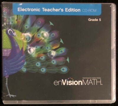 5th Grade enVision ELECTRONIC TEACHER'S EDITION CD-ROM - Hard Case ...