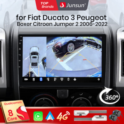 Android 14 Für Fiat Ducato 2011-2022 Autoradio GPS NAVI SAT DAB+ Carplay+360KAM 