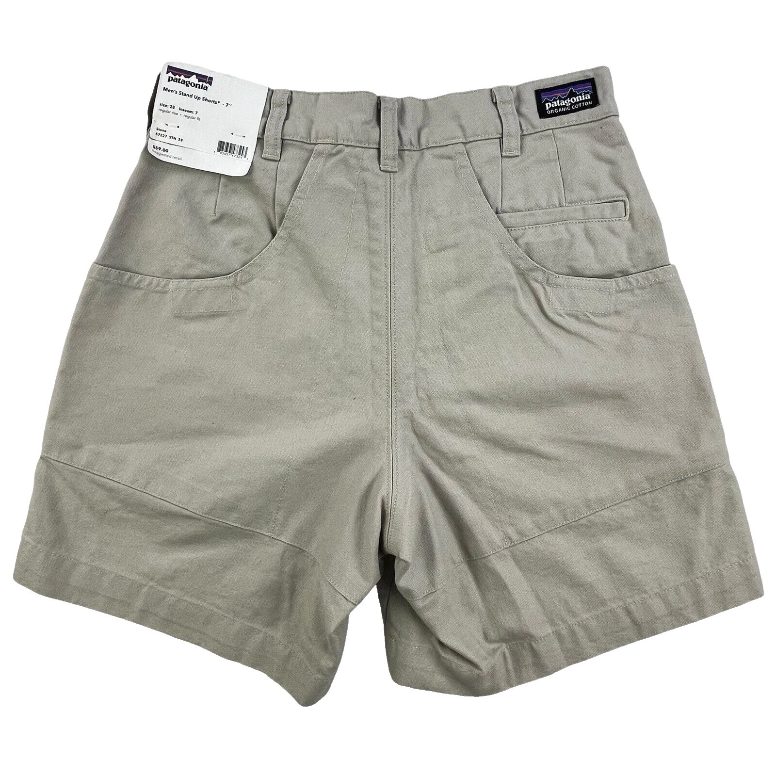 Pantalones cortos de algodón marrón Patagonia para hombres