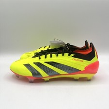 Adidas Men  s Predator Elite FG Soccer Size 11 Neon/Infrared IF5441 