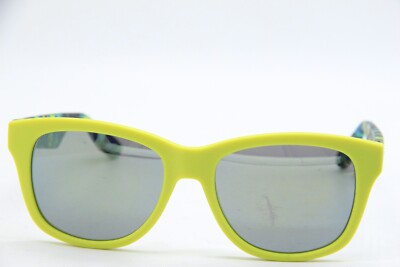 NEW ALEXANDER MCQUEEN MCQ 0002/S XTFQU YELLOW BLUE AUTHENTIC