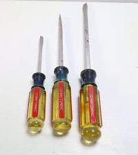 Craftsman Flathead Slot Screwdrivers Lot Of 3 41581 41584 41587 Usa Made Craftsman Flathead Slot Screwdrivers Lot Of 3 41581 41584 41587 Usa Made