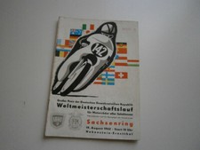 Sachsenring, Motorrad WM, Programm, Startliste, Rennprogramm, ADMV der DDR, 1962
