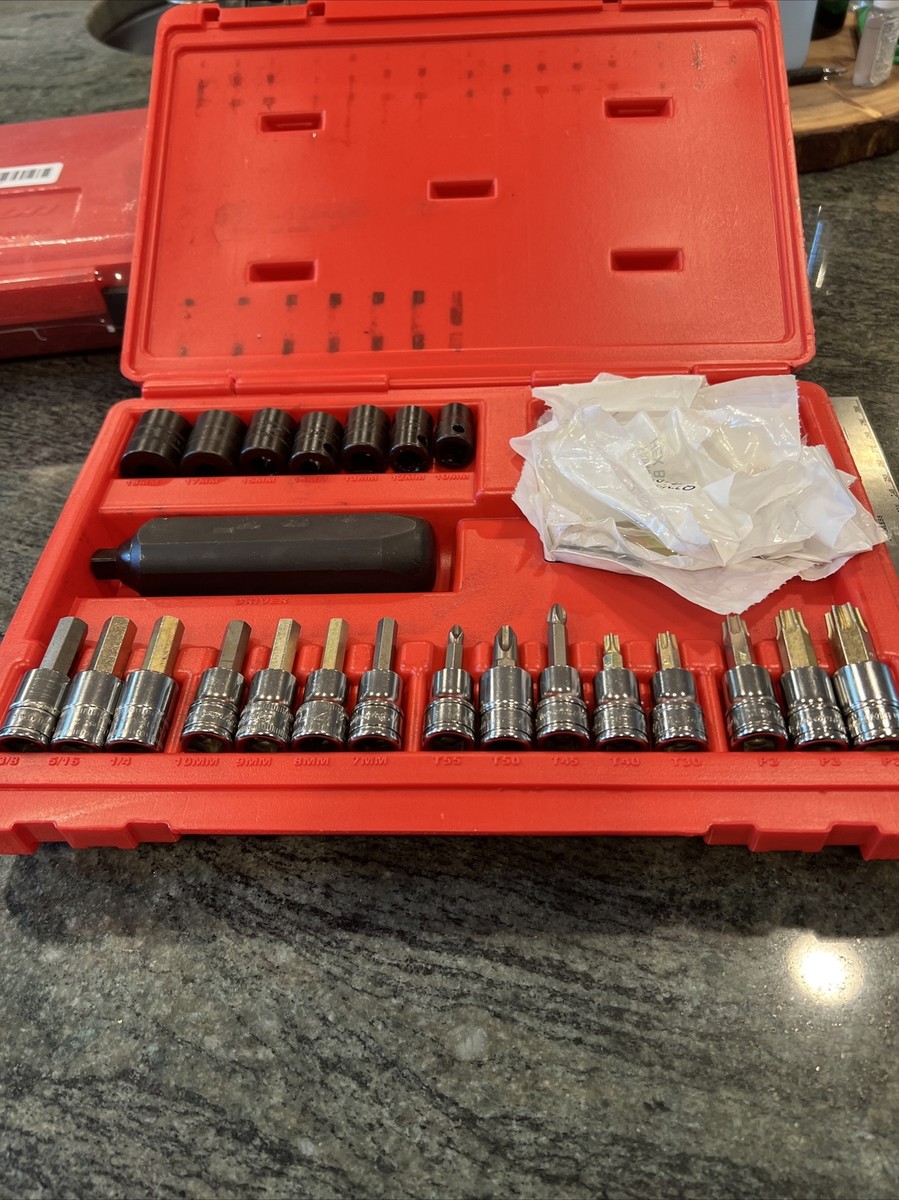 Snap-on 234epit 3/8 drive 34 Pc impact driver socket set sealed | eBay