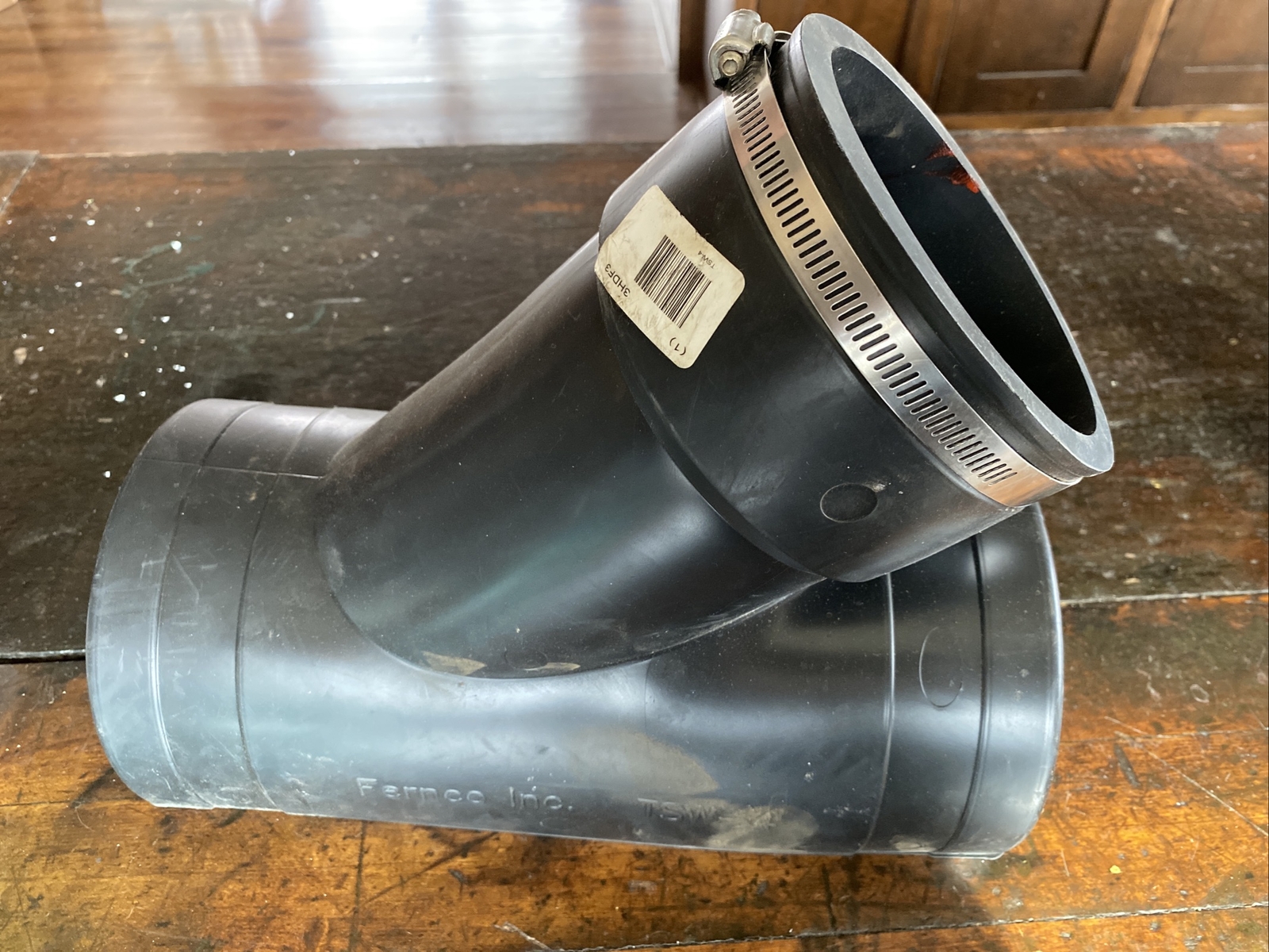 Fernco Tsw4 PVC Root Proof Flexible Rigid Wye Tap Saddle 4 In. for