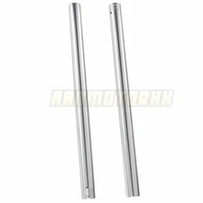 Front Fork Pipes Tubes Inner Bars Stems For Kawasaki Z400 2019-2022 44013-0338