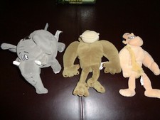 SALE: DISNEY GEORGE OF THE JUNGLE PLUSH TOYS GEORGE  SHEP  APE TV ANIMATED T5
