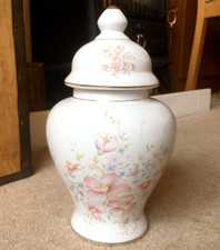 PORZELLAN INGWERDOSE GEMARKT "SILSOR" M.I.SPANIEN H&Ouml;HE 27cm