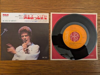 DAVID BOWIE Let's Spend The Night Together 1973 Japan 7'' SS-2279