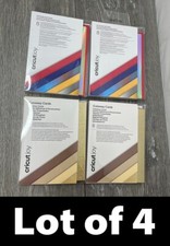 Lot/4 Cricut Joy Foil Insert Cards Cutaway Cards, Multicolor