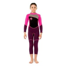 Neoprene Wetsuit 2.5mm for Girls 2-14 Years One-pieces Long Sleeves Diving Suits