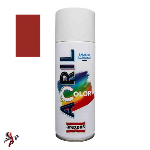 BOMBOLETTA VERNICE SPRAY ROSSO RUBINO RAL 3003 AREXONS ACRILCOLOR 400