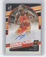 2020 Donruss #SG-MKB Mikal Bridges Signature Series Auto