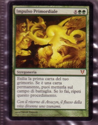 Primordiale Impuls - Primal Surge - Mythic - Near Mint - AVR - Magic MTG ITA